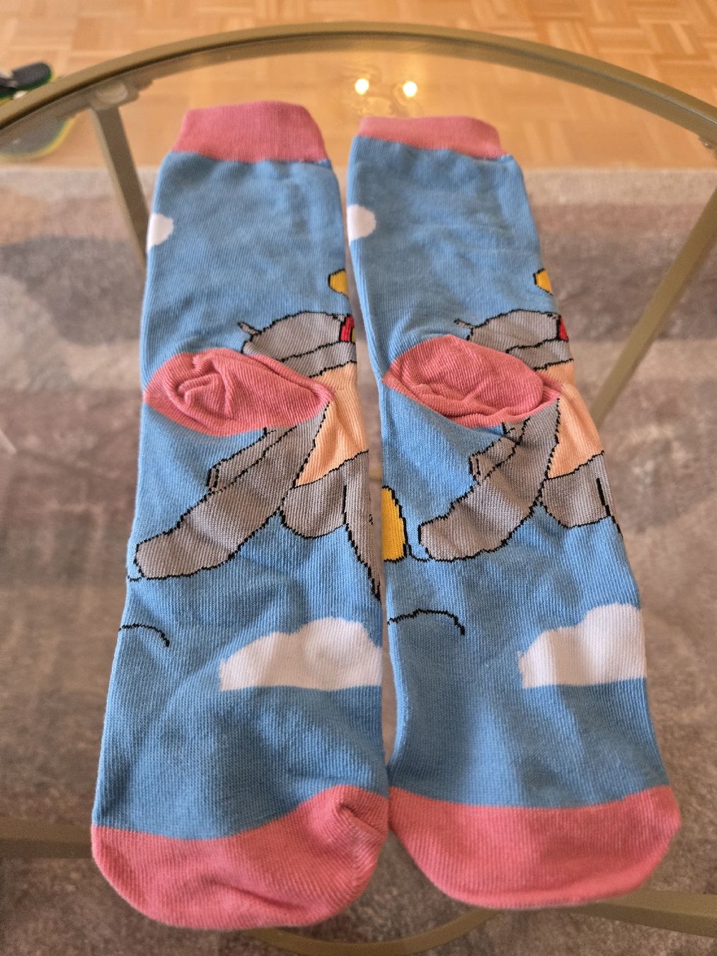 Calze: 🧦 Dumbo Socken | hellblau & rosa – Nuovo (secondo la descrizione) da Bussigny venduto da Kfdlt 1