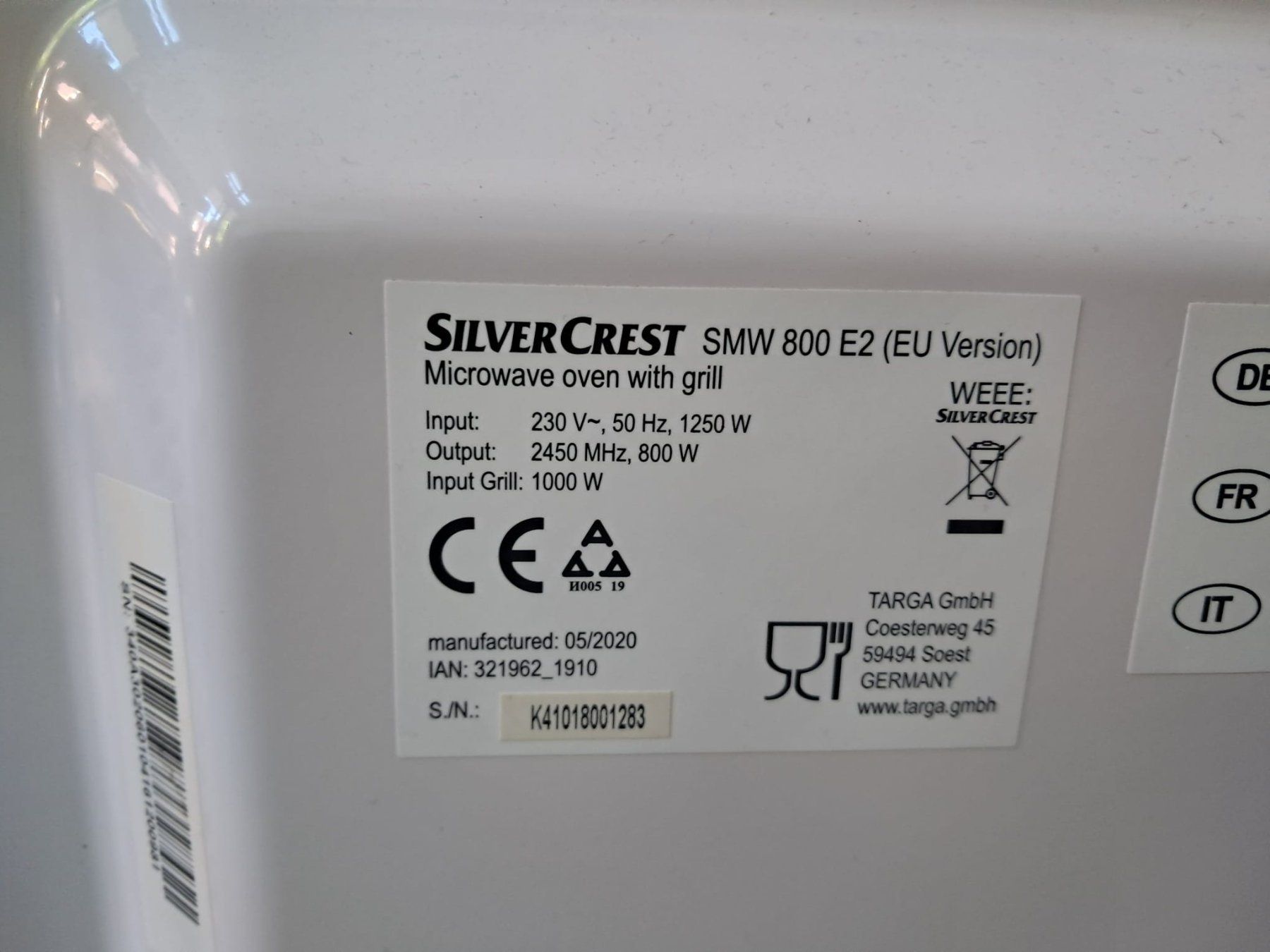 Elettrodomestici da cucina: Mikrowelle, Mikrowellen Herd, 1000 Watt – Usato da Zürich venduto da Lia107 9