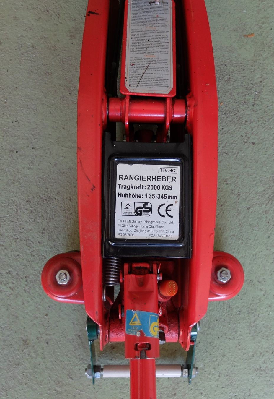 Tutti gli attrezzi: Wagenheber, hydraulisch – Usato da Hagendorn venduto da Versaboss 1