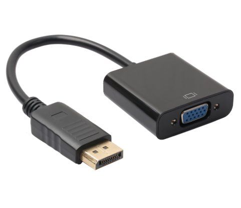 Laufwerke & Adapter: Displayport zu VGA Adapterkabel, Schwarz – Neu und originalverpackt aus Ermatingen von rik4rdo