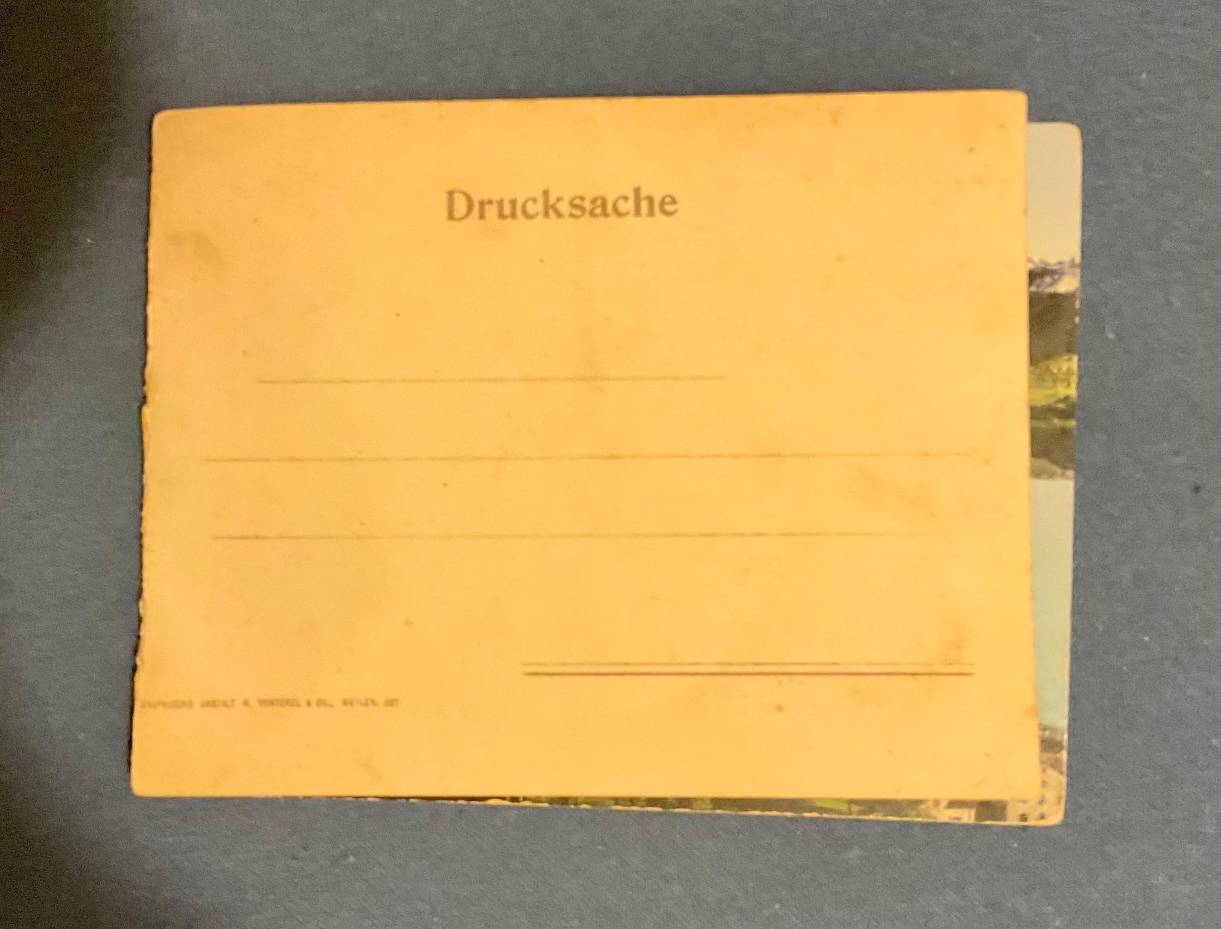 Ansichtskarten: Männedorf,  alte Doppel-Anichtskarte, Dorfansicht – Gebraucht aus schlieren von Retton 2