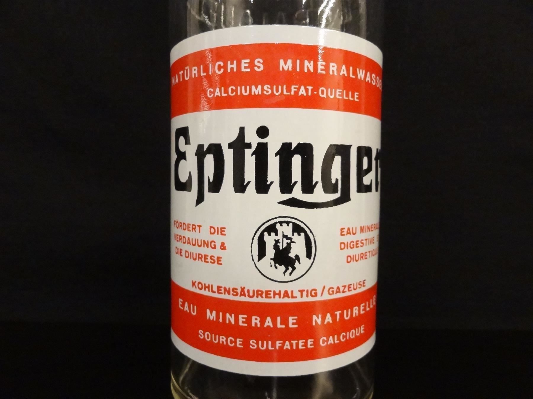 Gläser, Krüge & Flaschen: alte Flasche EPTINGER MINERALWASSER 1960 – Gebraucht aus Kerzers von Flaschenposten 2