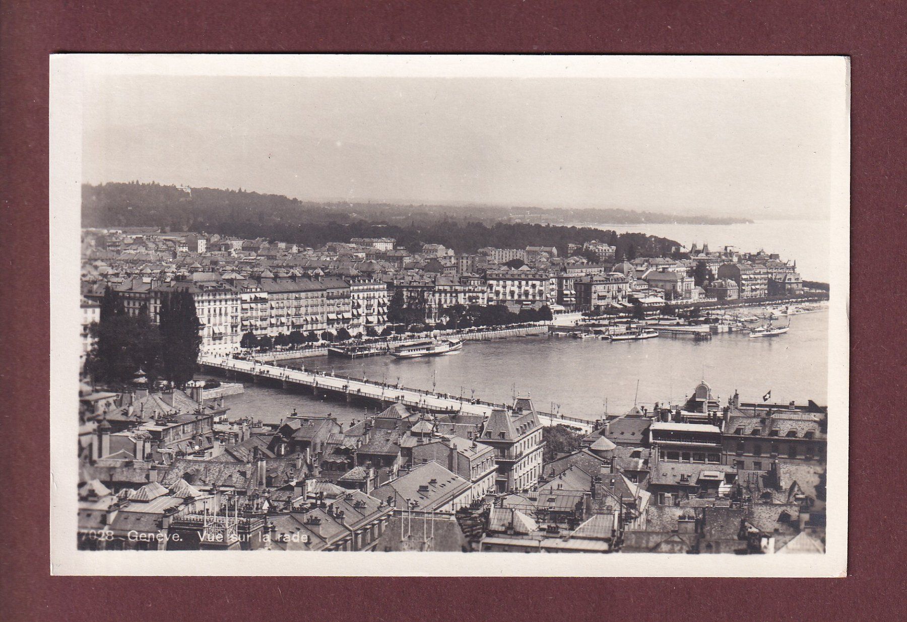 Ansichtskarten: GENEVE - La Rade – Gebraucht aus Pully von nicecards