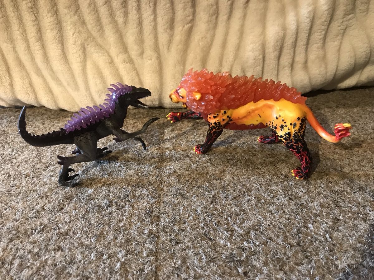 Schleich Figurines: Eldrador Feuerlöwe und Schattenraptor – D'occasion à Hemmental par dwa_5ghn 1