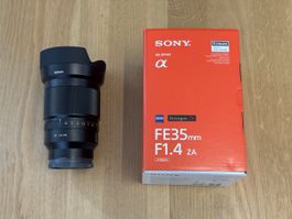 Zeiss Distagon FE 35mm F1.4 ZA Objektiv E-mount Sony