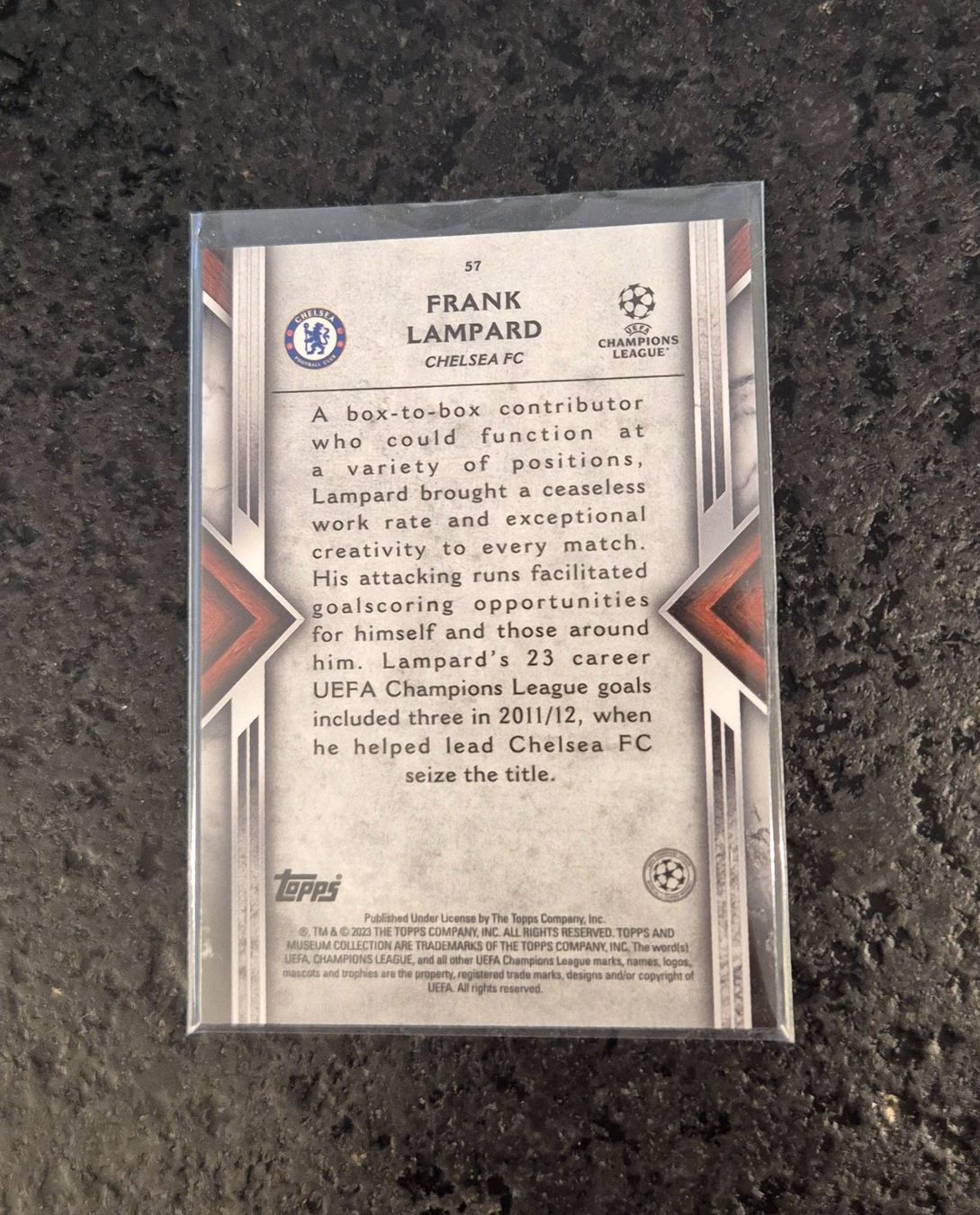 Topps Carte collezionabili: Frank Lampard - Chelsea - Topps – Nuovo (secondo la descrizione) da Burg AG venduto da Danoe 1