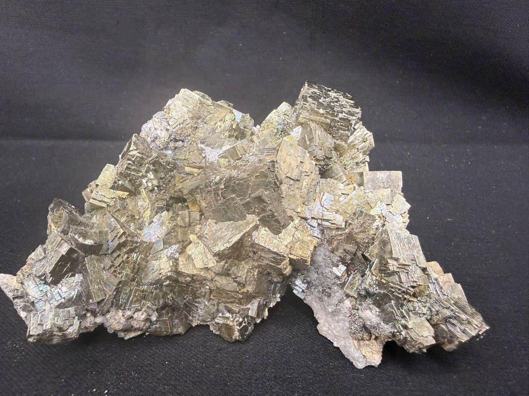 Mineralien & Heilsteine: Pyrit Matrix var. irisierend – Gebraucht aus Schinznach Bad von Demerald 6
