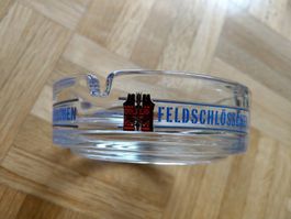 Feldschlösschen Aschenbecher, NEU, klein