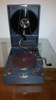 Gramophone mallette Thorens avec disques 78 tours