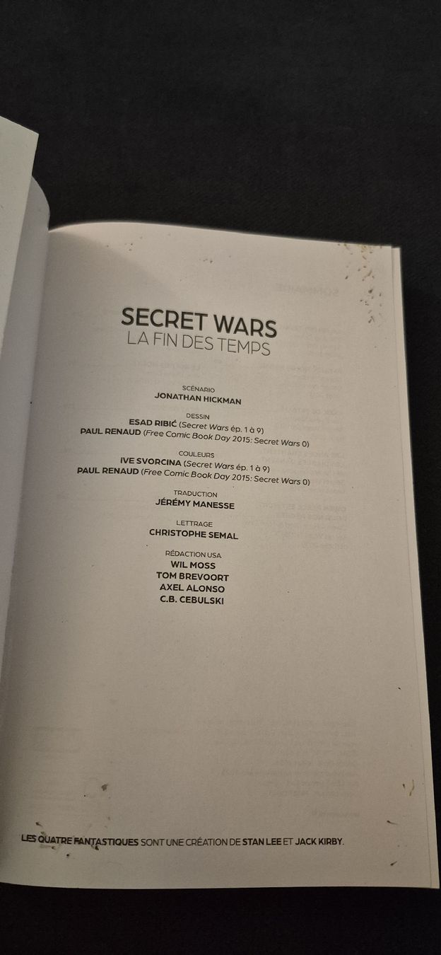 Fumetti: SECRET WARS MARVEL COMICS BD FRANÇAIS AVENGERS RÉCIT COMPLET – Usato da Grand-Lancy venduto da luc111 3