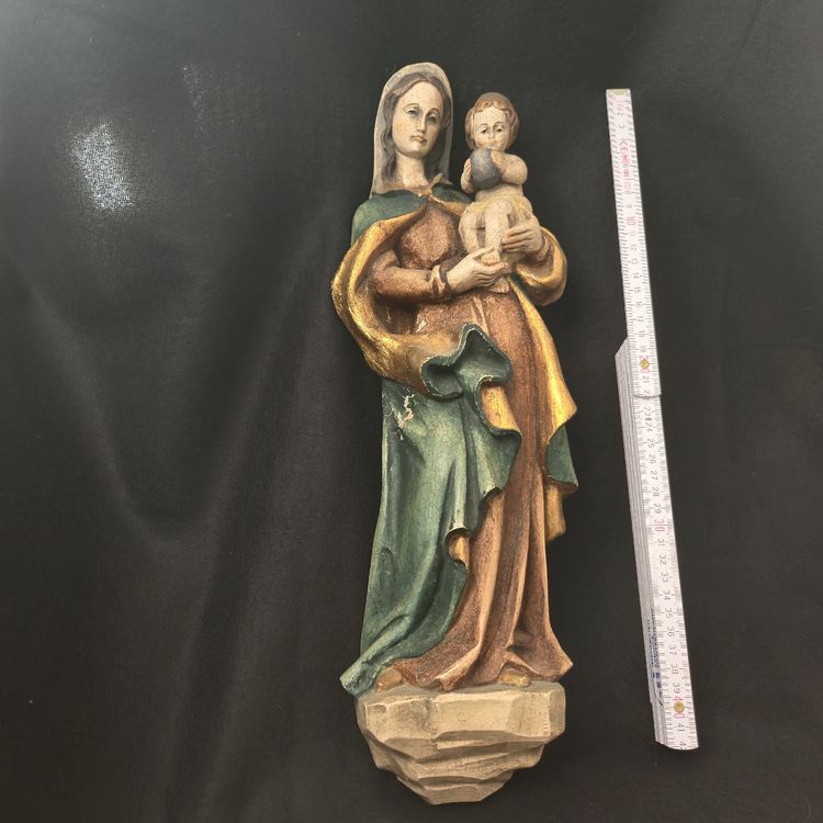 Siebdruck Ikone Madonna Von Wladimir - 17x14cm Religiöse Wanddekoration