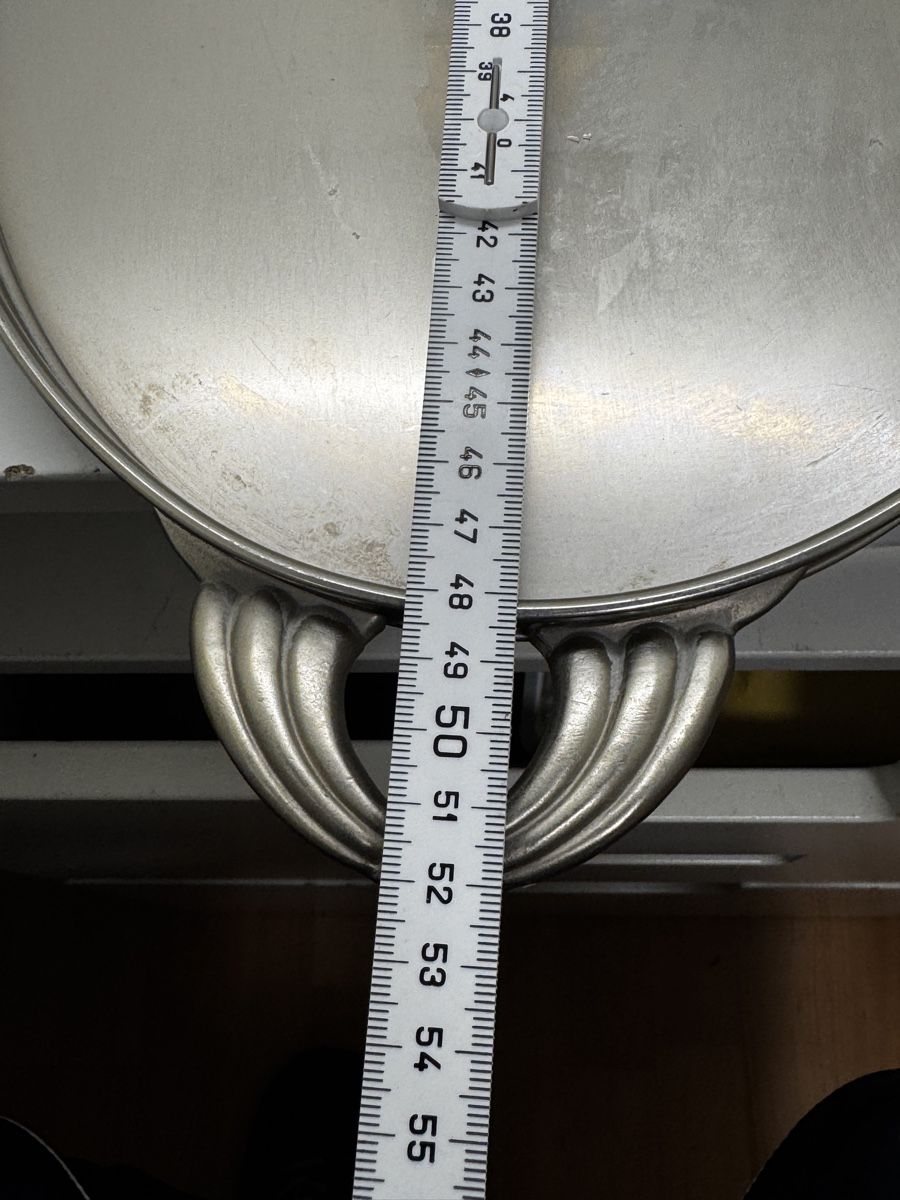 Servierplatten: Tablett Metall mit Griffen  – Gebraucht aus Schlieren von Eldi84 3