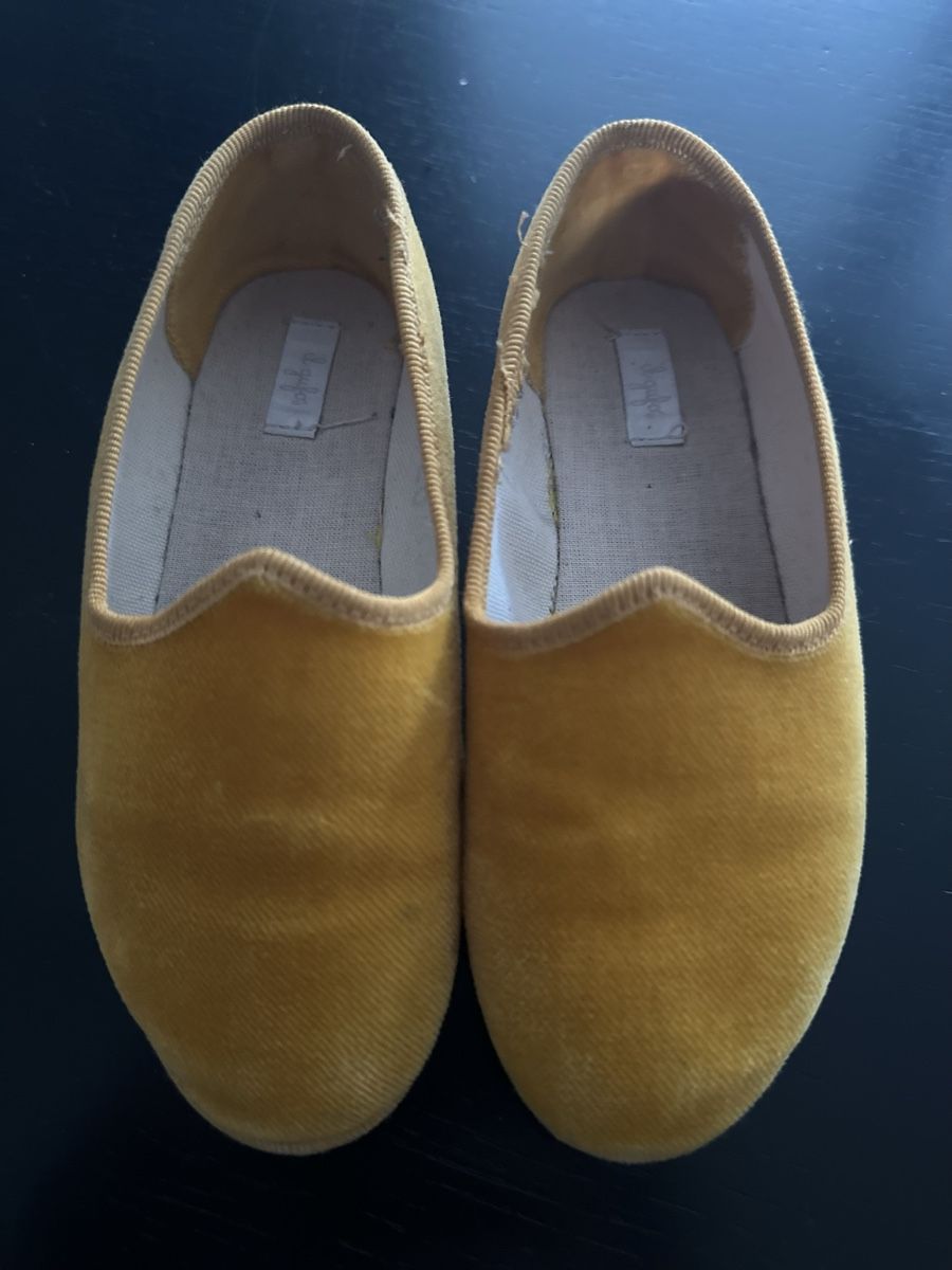 Il Gufo Schuhe für Jungen: FinkenGelbe Samt-Slipper, Grösse 26 – Neu (gemäss Beschreibung) aus Zürich von Wanda14 1