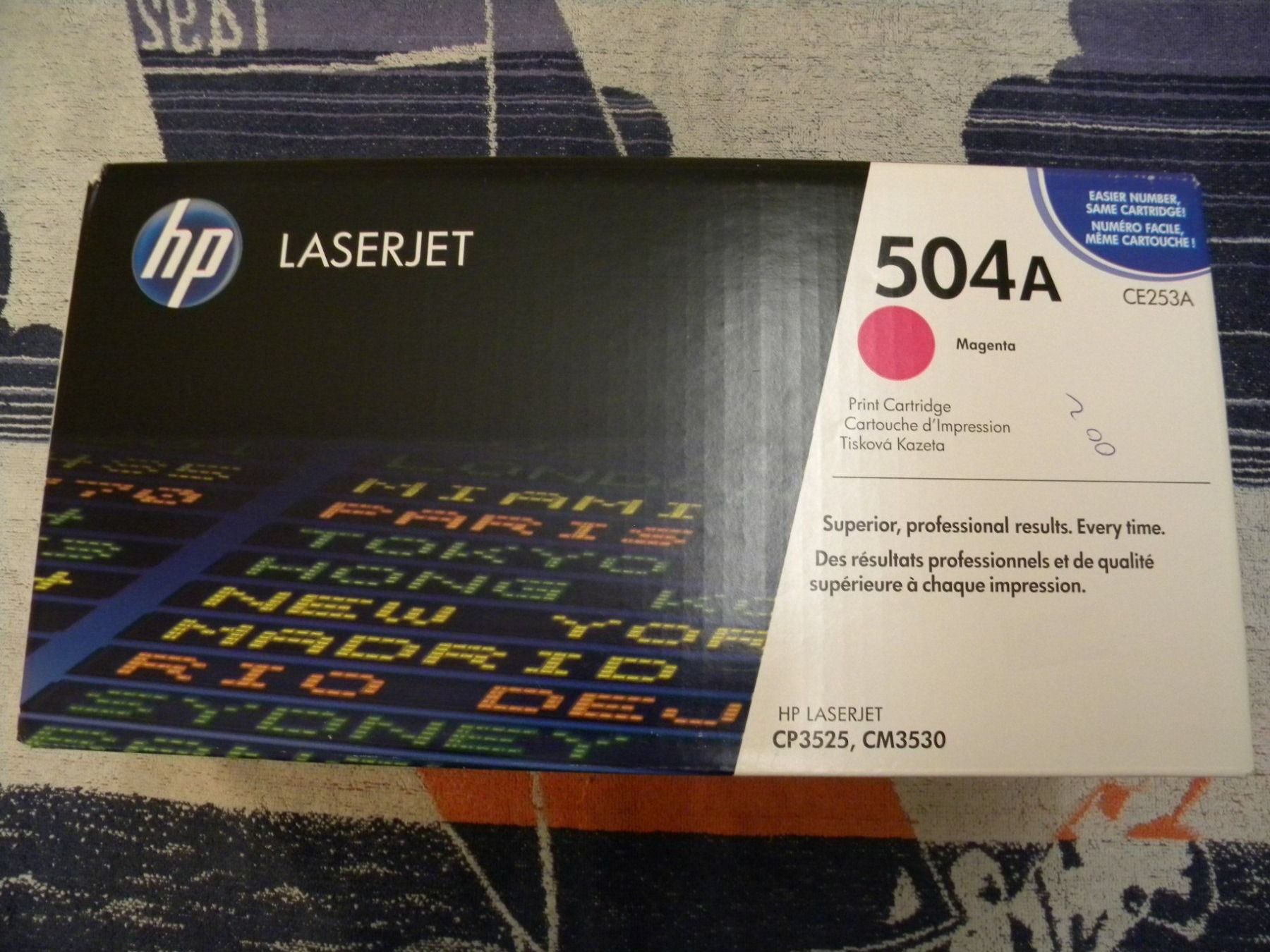 Hewlett Packard Cartucce per stampanti & toner: CE253A  504A – Nuovo e nell'imballaggio originale da Bühler venduto da Wini100