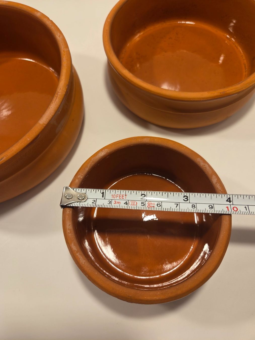 Ciotole: Terracotta Schälchen orange 3er Set neuwertig – Usato da Zürich venduto da Lela-Mirela 2
