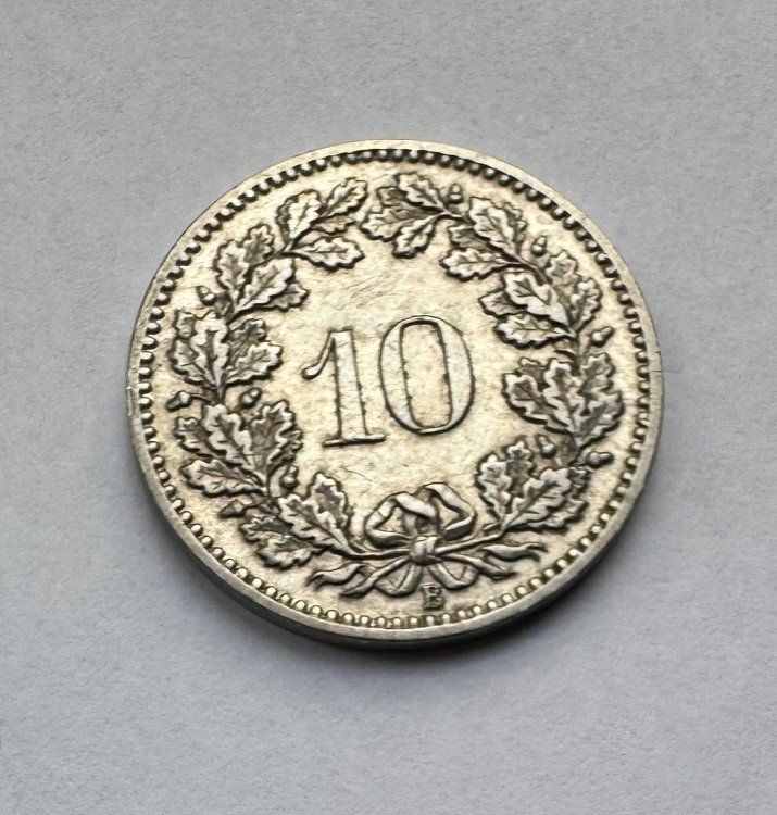 Tutti le monete: 1897 10 Rappen vz – Usato da Kirchberg SG venduto da Helveticus00 1