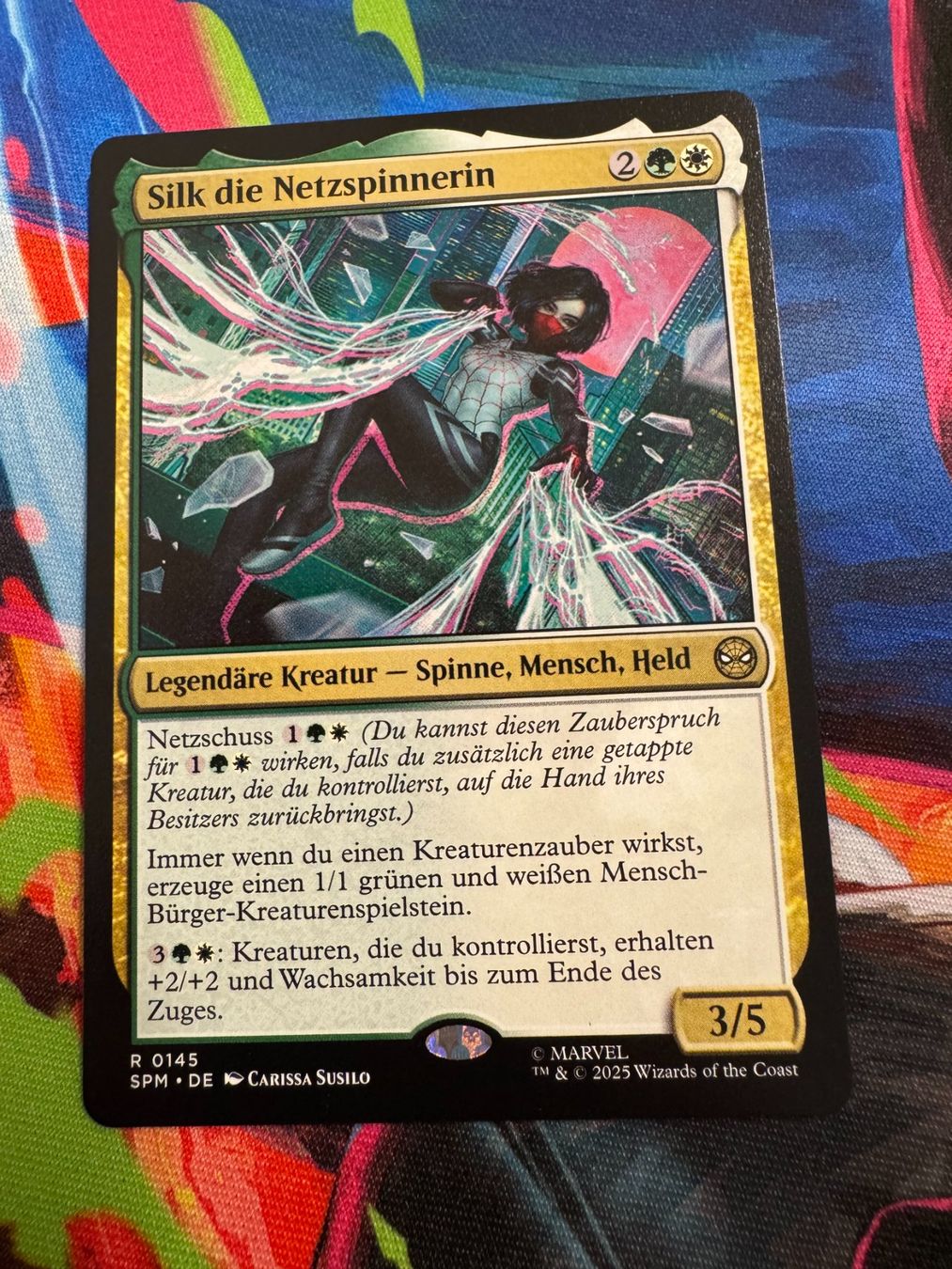 Magic The Gathering Carte collezionabili: Silk die Netzspinnerin - Marvel's Spider-Man - Magic – Nuovo (secondo la descrizione) da Bülach venduto da Pfrenzel