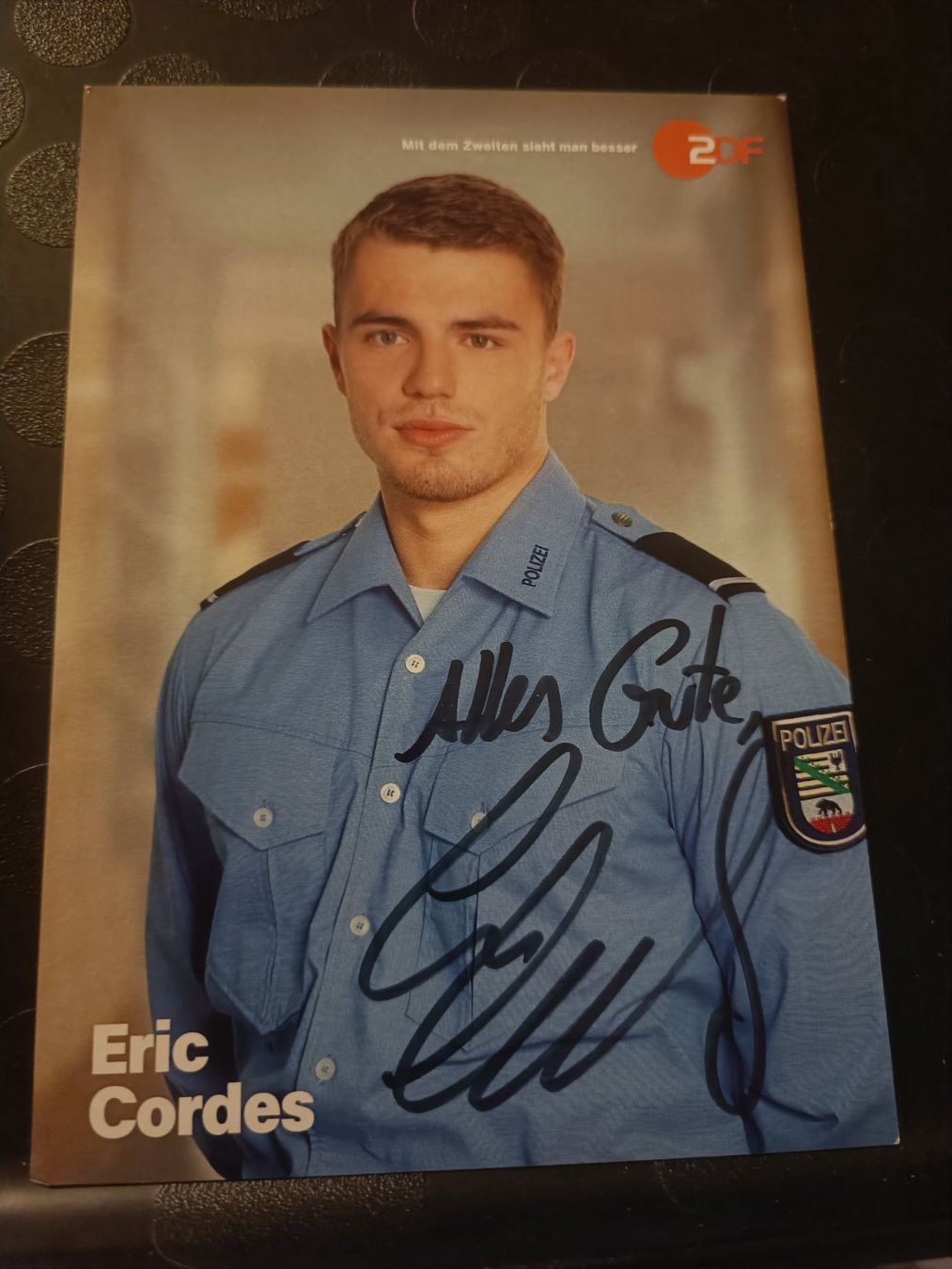 Autografi: Eric Cordes - signiert - Blutige Anfänger – Usato da Menziken venduto da Artographs