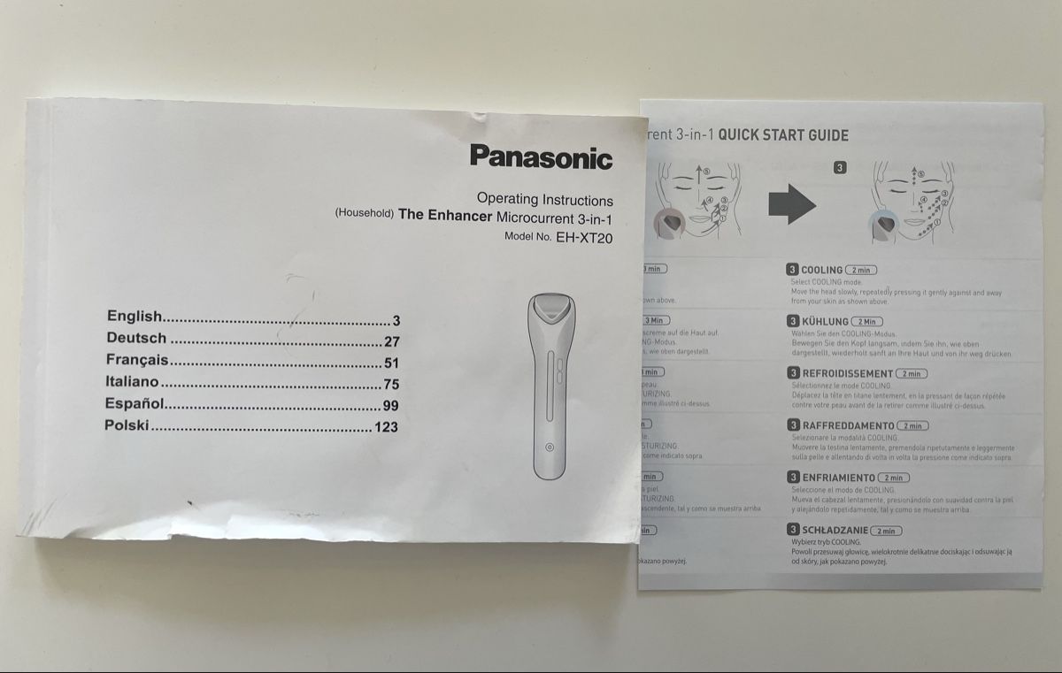 Panasonic Attrezzature mediche: Panasonic EH-XT20 3-in-1 Micro Current Facial Enhancer – Usato da Rütihof venduto da JulieH85 4