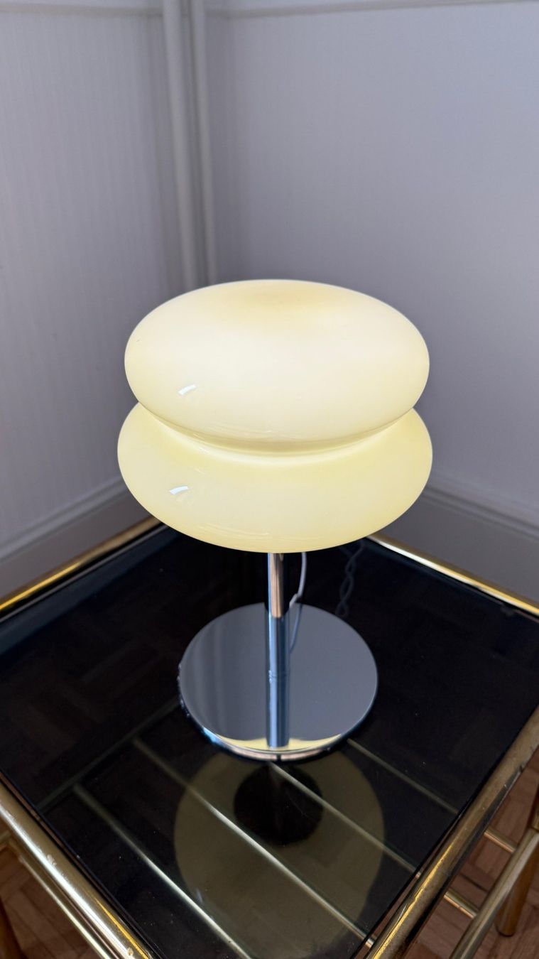 Lampade: Vintage Glaslampe in Beige – Nuovo (secondo la descrizione) da Zürich venduto da dus_gln9 1