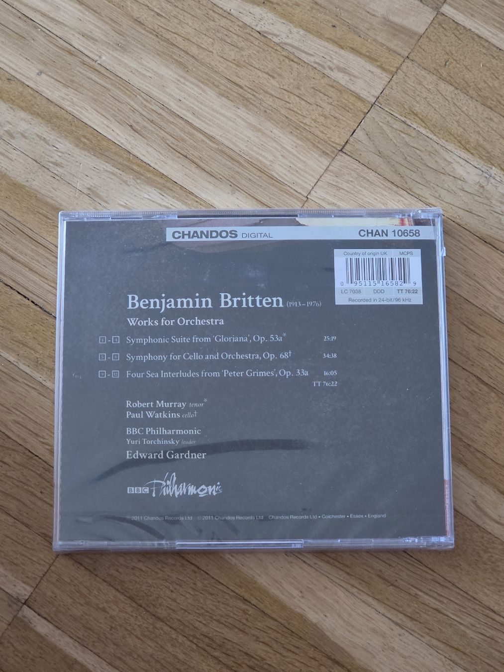 CD: Neue CD: Benjamin Britten: Works for Orchestra – Nuovo e nell'imballaggio originale da Aesch BL venduto da immon 1