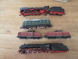 Märklin Konvolut 5 Lokomotiven defekt