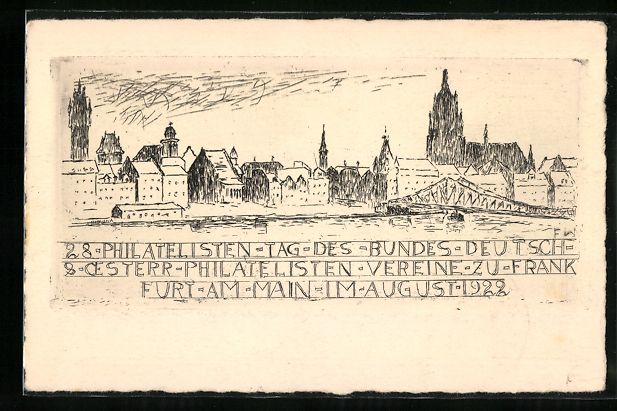 Cancelleria postale: Frankfurt a. M., 28. Philatelistischer T – Usato da Berlin venduto da bartko-reher