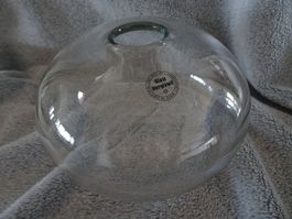 Glas Kugel-Vase Ø20cm glasklar 1,2kg schwer. Glasi Hergiswil