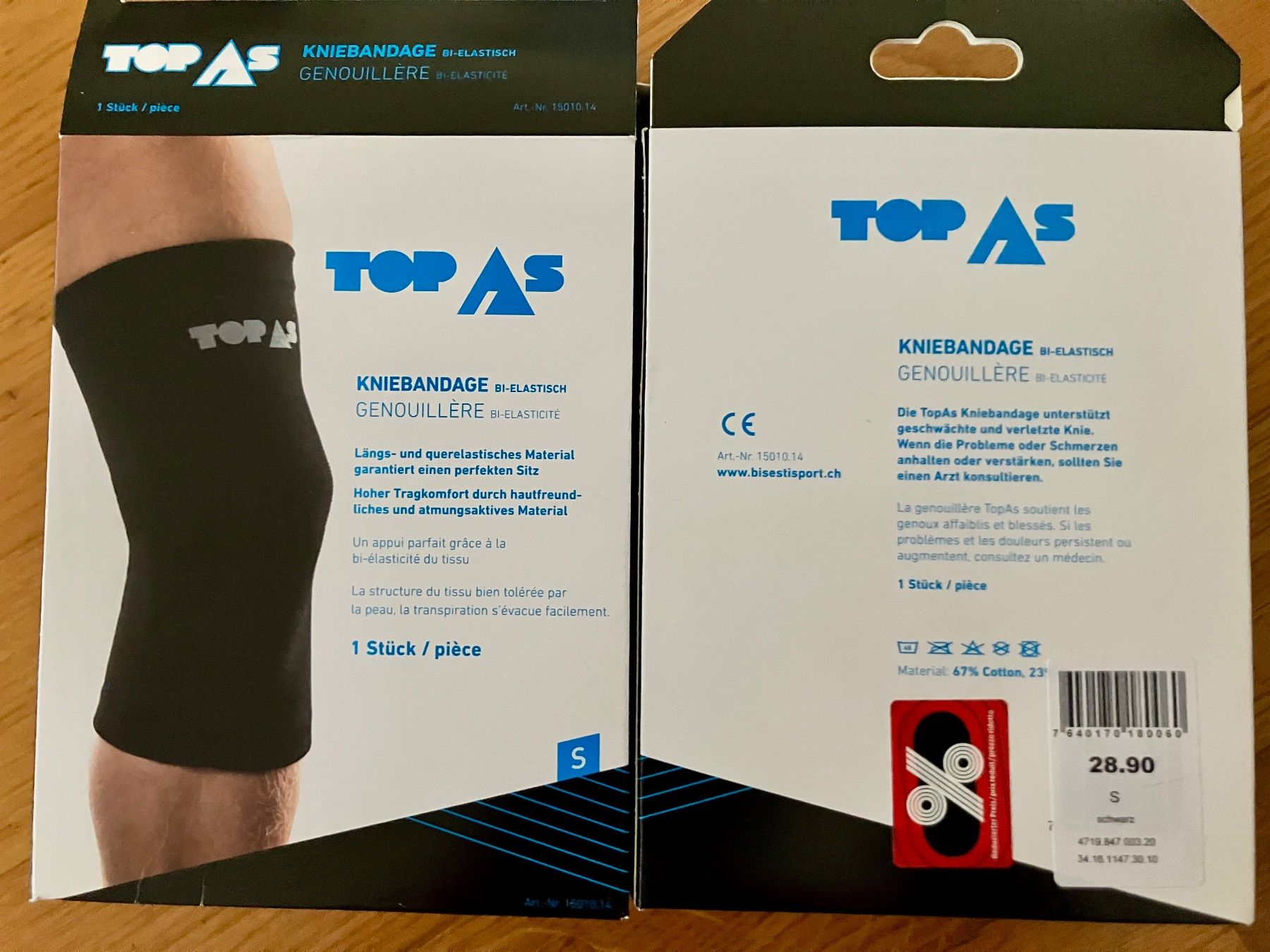 Protezioni & Imbottiture: 2 Kniestütze / 2 Genouillère Taille S – Usato da Corminboeuf venduto da Syl03