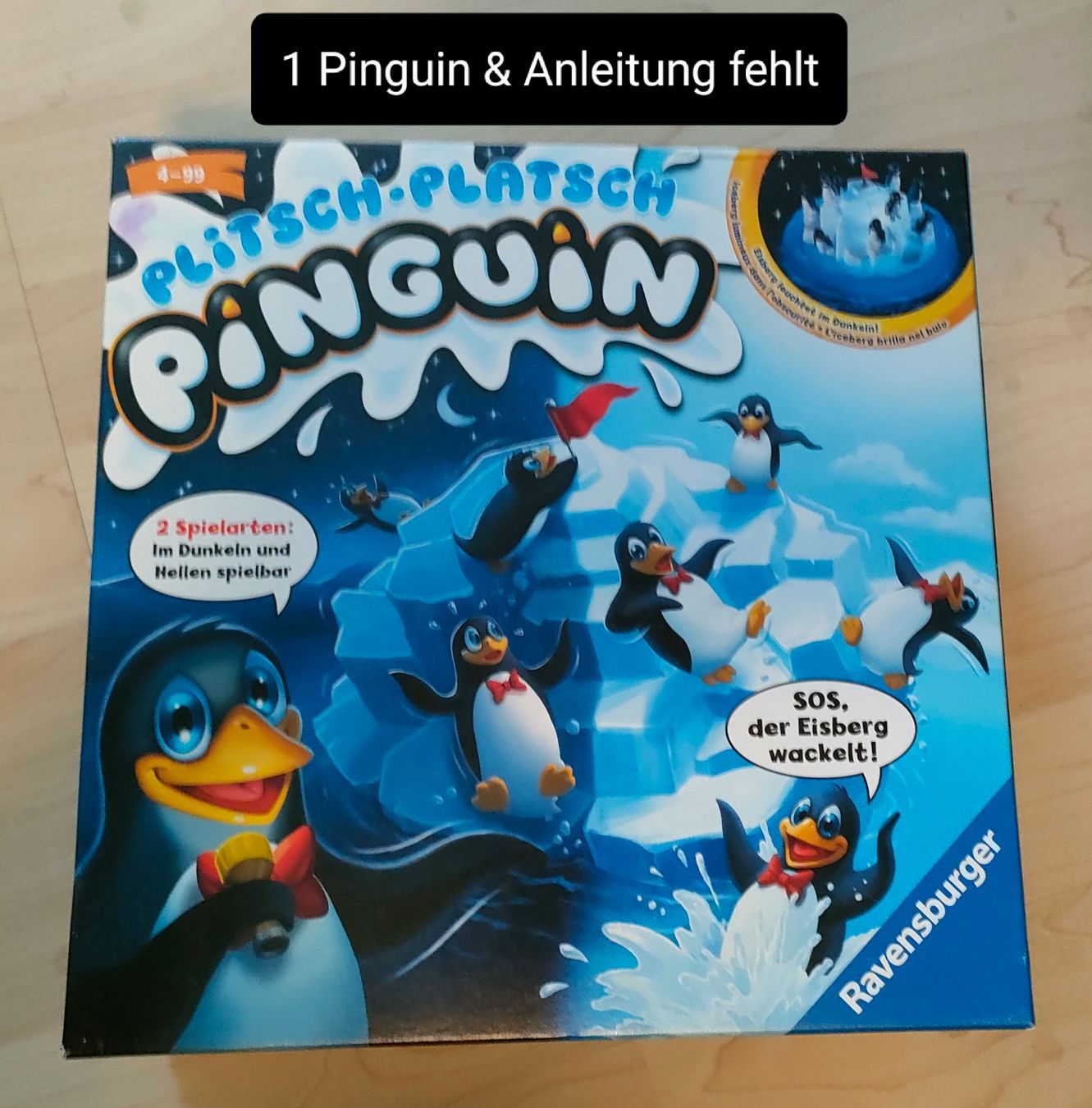 Ravensburger Spiele: Ravensburger Plitsch-Platsch Pinguin, Winter-Edition! – Gebraucht aus Berneck von TMCreation