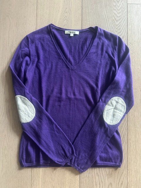 Maglioni & Felpe: Kaschmir Pulli mit Ellbogen patches, Jagd, nobel, Country – Usato da Genève venduto da and_nv8c