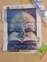 Diamond Painting Set: Baum des Lebens, 30x40cm, Runde Steine
