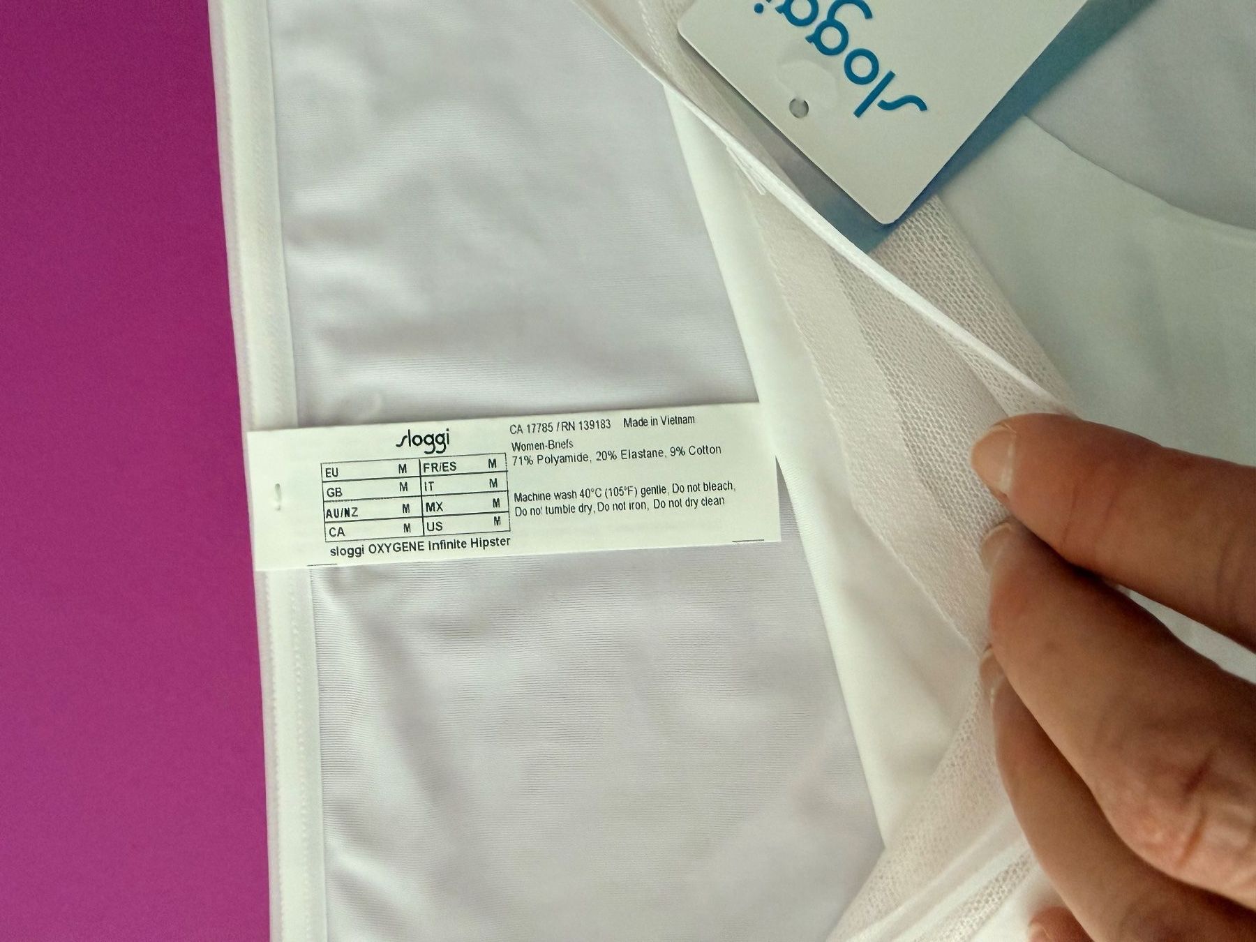 Sloggi Autres dessous: SLOGGI, Hipster OXYGENE Infinite, Grösse M, Farbe Weiss – Neuf avec emballage d'origine à Rudolfstetten par gst_g7xl 1