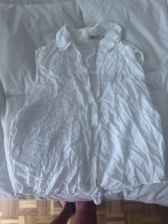 Chemise blanche Brandy Melville taille S sans manches 