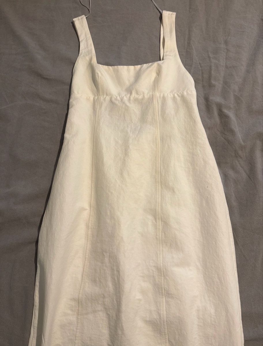 Zara Vestiti: ROBE BLANCHE À BRETELLES  – Nuovo (secondo la descrizione) da Monthey venduto da van_jbc7