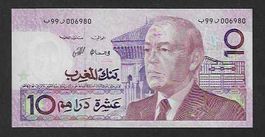 Morocco  10  Dirhams  Bankfrisch