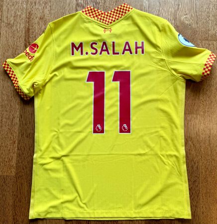 Liverpool Away Shirt - 2021/22 - Mo Salah Spielerversion