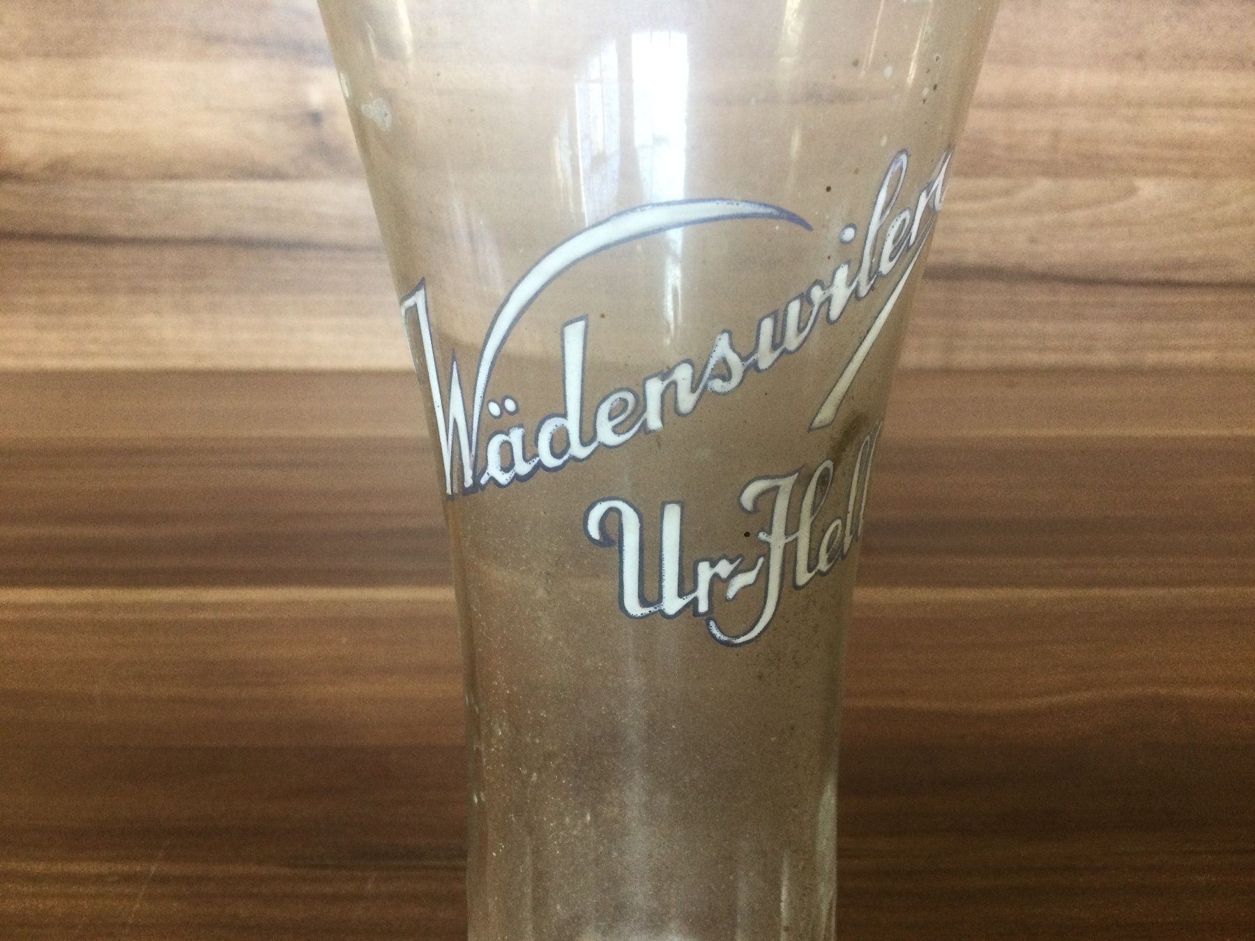 Bottiglie: Antikes Bierglas Wädenswiler Ur-Hell von 1940 – Usato da Wangen SZ venduto da kuriosum12 1