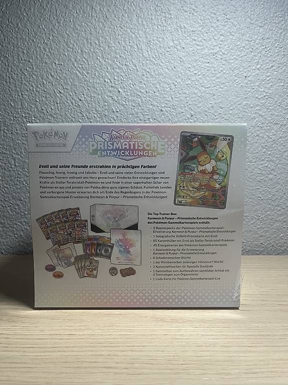 Pokémon Carte collezionabili: Prismatische Entwicklung Top Trainer Box – Nuovo e nell'imballaggio originale da Volketswil venduto da aim_kc7m 3