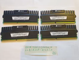 Lot de Ram / Corsair / DDR3 / 1600 / 4x8Gram / 32Gram
