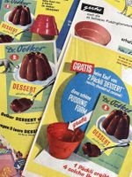 Dr. Oetker - 4 alte Werbungen / Anciennes publicités 1957/58