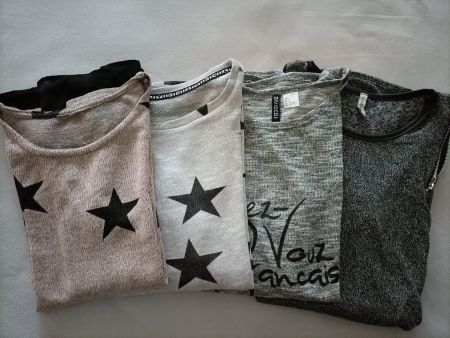 Kleiderpaket mit 4 Shirts in Gr.S, NEU!