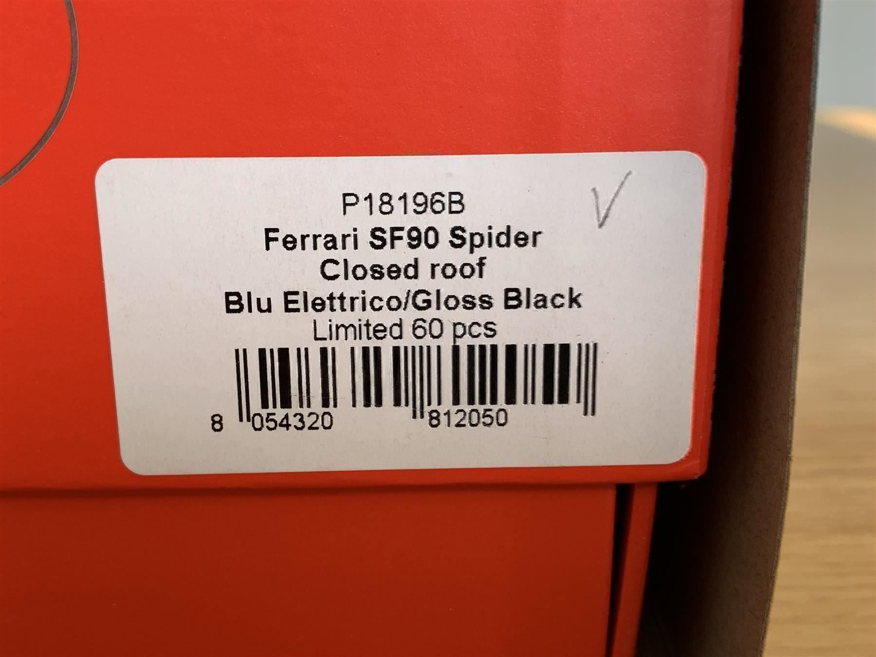 BBR Models Modellautos: Ferrari SF90 Spider  1/18  BBR blau clos – Neu und originalverpackt aus Stein AR von Krabbe2 5