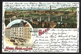 Litho Bern, Hotel Löwen / du Lion, Teil