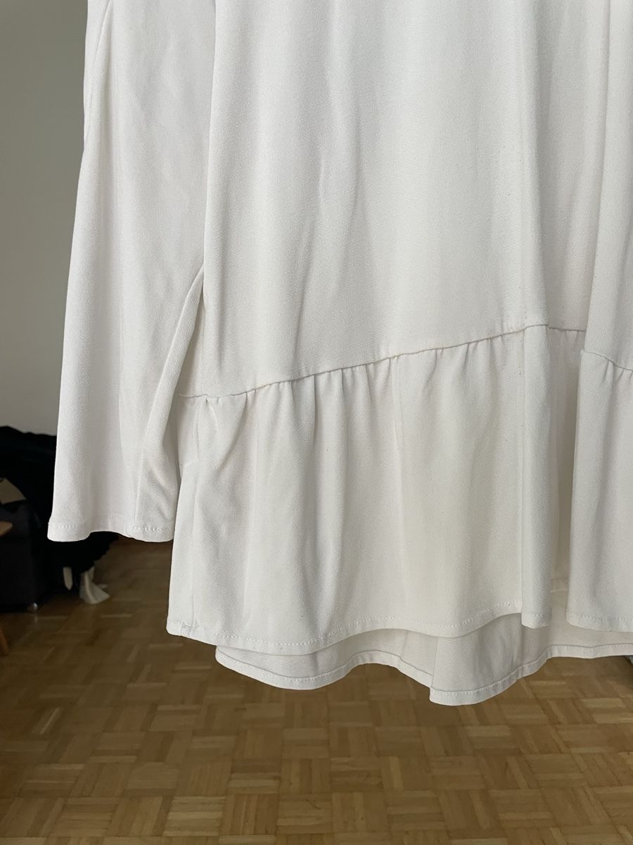 Mango Camicette: Elegante Mango Bluse in Weiss Grösse S – Usato da Zürich venduto da Carlajimena 2
