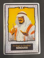 Blechschild Senoussi (Zigarettenmarke)