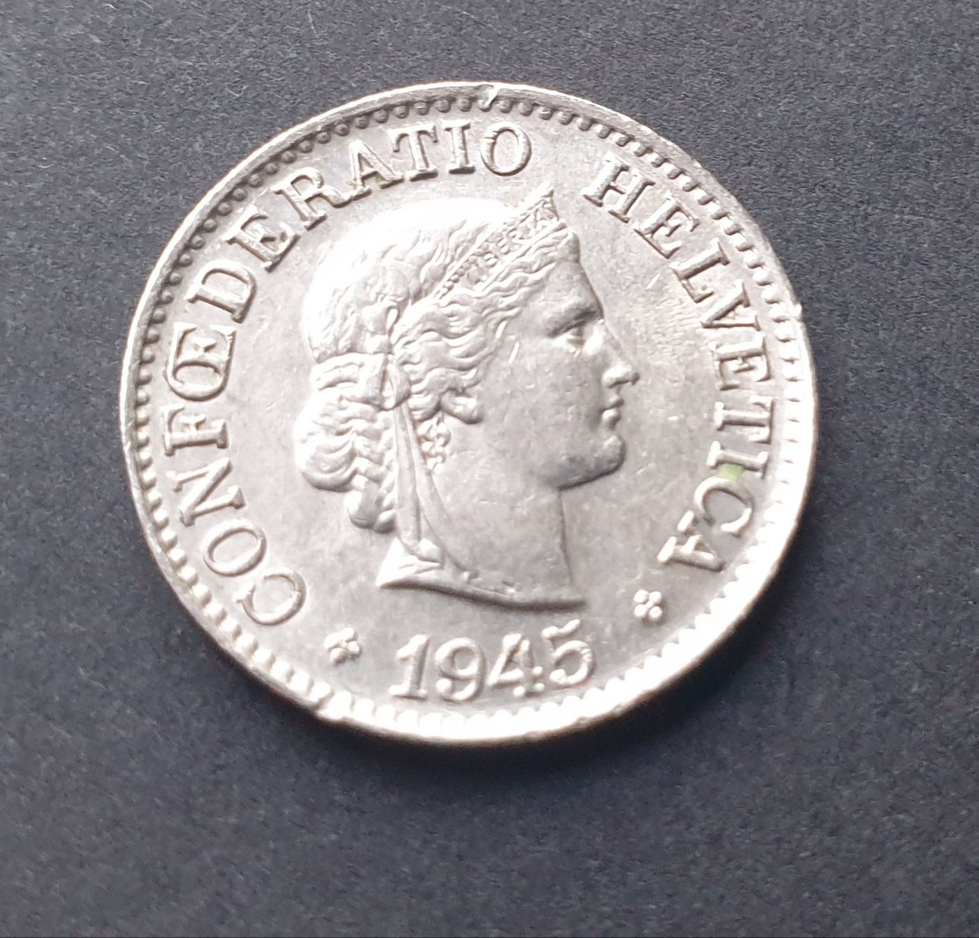 Alle Münzen: 10 centimes 1945 rare – Gebraucht aus lausanne von scpudl 1
