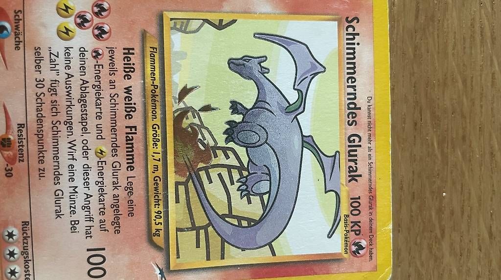 Pokémon Cartes à collectionner: Schimmerndes Glurak – D'occasion à Zürich par bwa_lm8g 2
