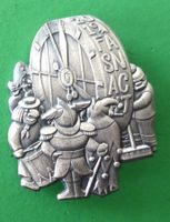 Basler Fasnachtsplakette Silber 2019