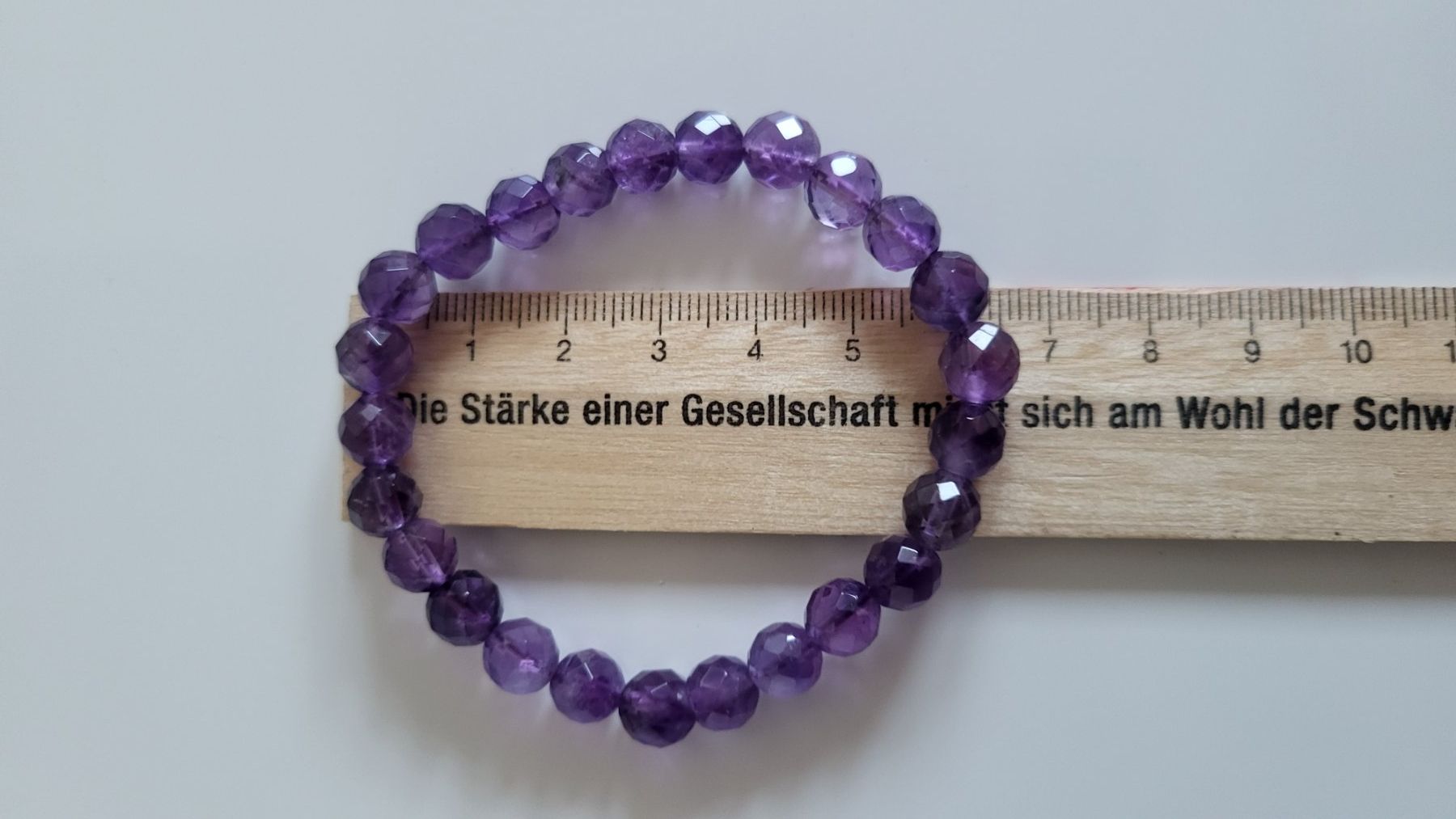 Bracciali & Braccialetti: Facettiertes Amethyst Armband – Nuovo (secondo la descrizione) da Turgi venduto da rut_p556 3